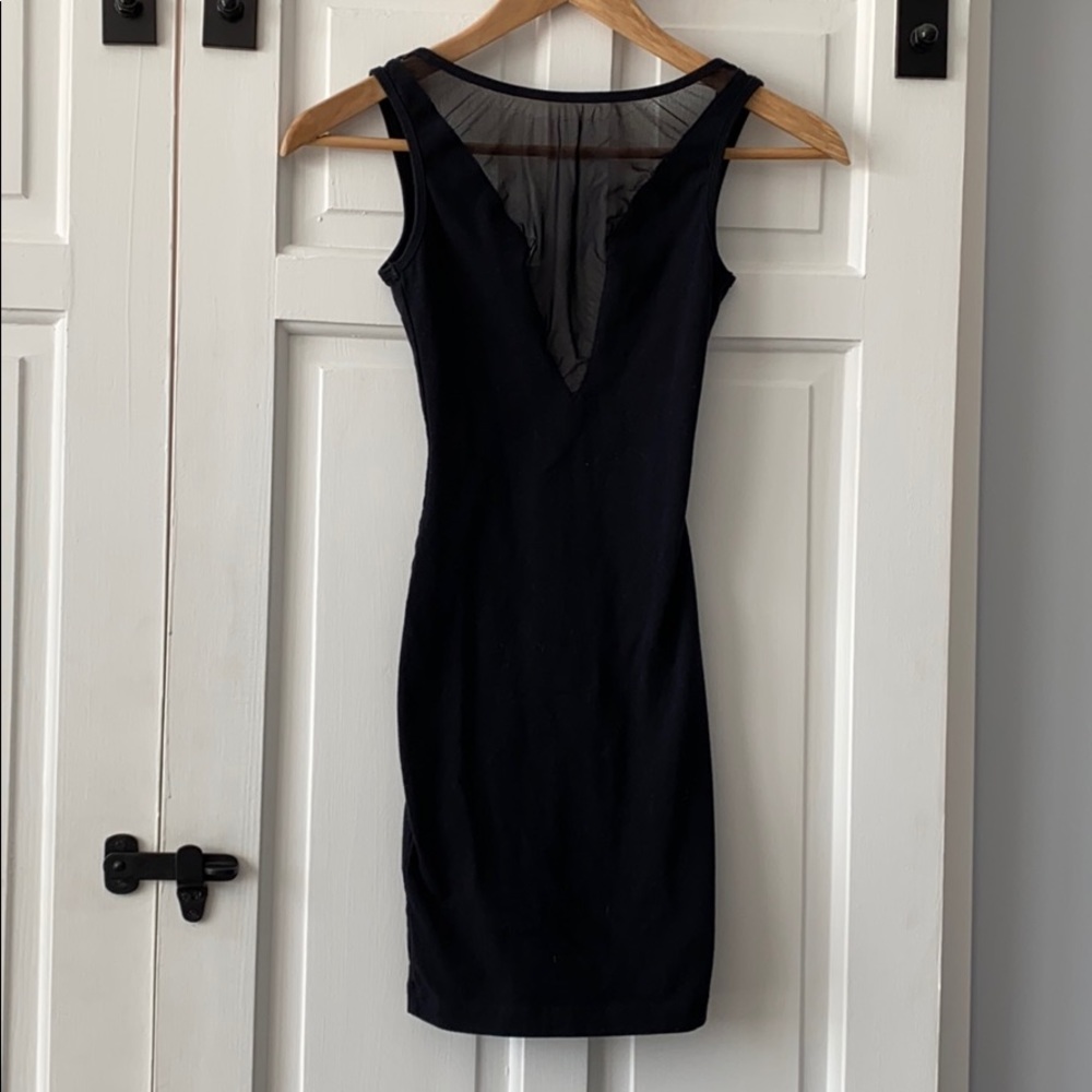 American Apparel plunging mini dress